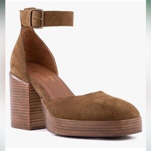 Seychelles Gleaming Suede Pump, 6.5, Brown